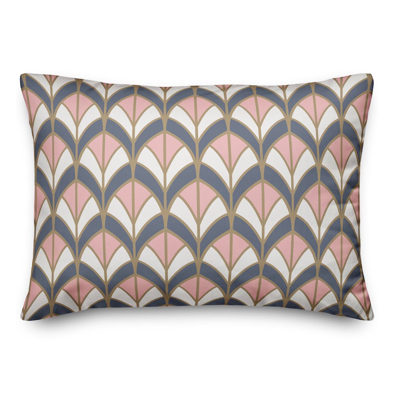 Pattern Deco Color 14" x 20" Throw Pillow